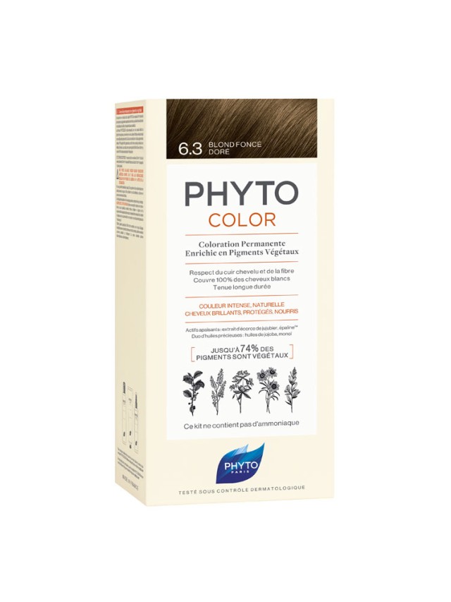Phyto Phytocolor 6.3 Ξανθό Σκούρο Χρυσό