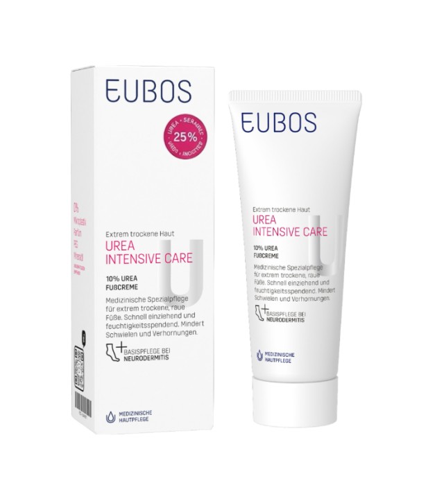 Eubos Urea 10% Intensive Care Foot Cream Κρέμα Ποδιών με Ουρία 105ml (+25% Δωρεάν Προϊόν)