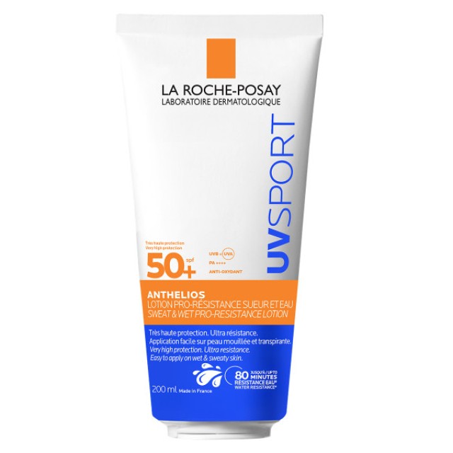 La Roche Posay Anthelios UV Sport Sweat & Wet Pro-Resistance Lotion Αντηλιακή Λοσιόν για Έντονη Άθληση SPF50+ 200ml