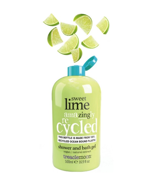 Treaclemoon Sweet Lime Zing Shower & Bath Gel Αναζωογονητικό & Ενυδατικό Αφρόλουτρο Σώματος με Εκχύλισμα Μοσχολέμονου 500ml