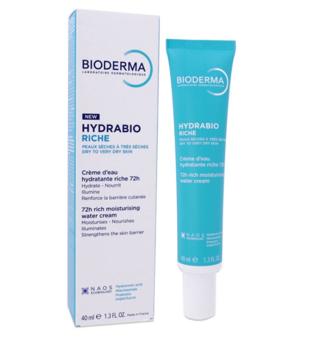 Bioderma Hydrabio Riche Water Cream Κρέμα Πλούσιας Υφής για Ξηρό έως Πολύ Ξηρό Δέρμα 40ml