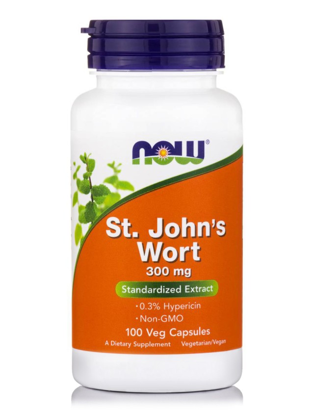 Now Foods St. John's Wort Extract 300mg 100 Veg.Caps.