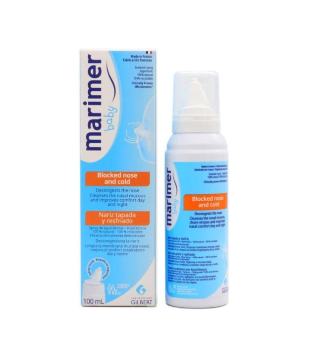 Marimer Baby Nasal Congestion & Cold Spray Υπέρτονο Ρινικό Σπρέι για Βρέφη & Παιδιά 100ml