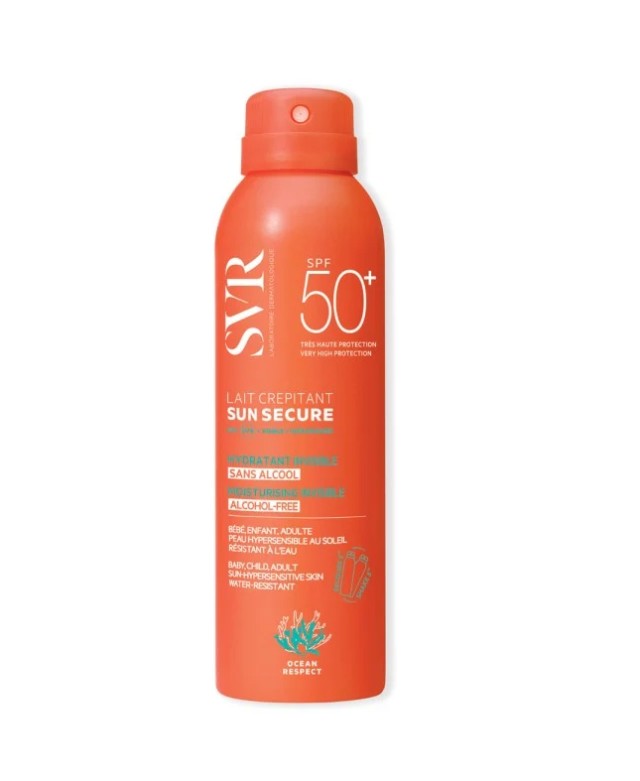 SVR Sun Secure Lait Crepitant SPF50+ Γαλάκτωμα Mist για Πρόσωπο & Σώμα 200ml