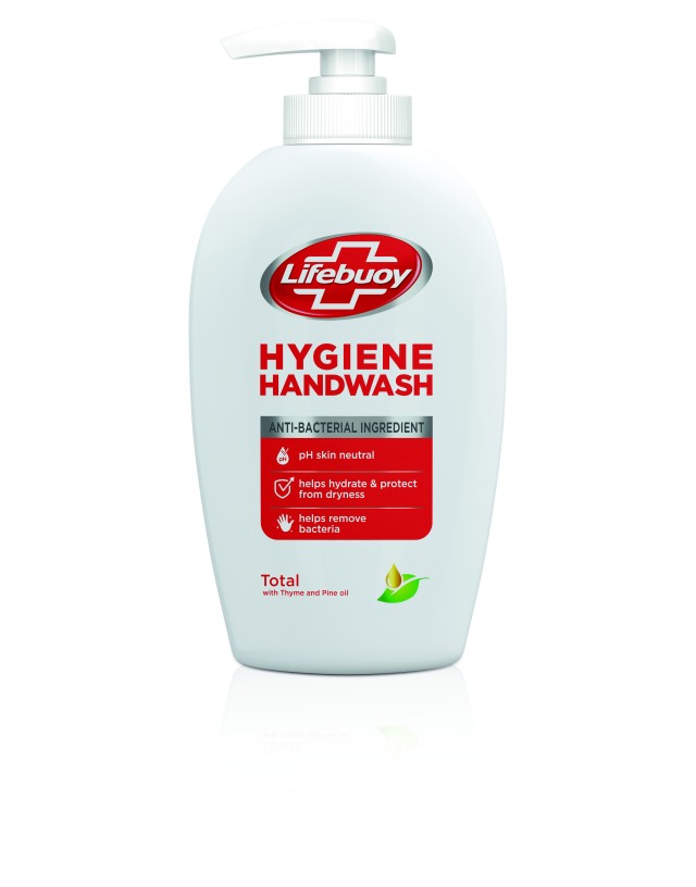 Lifebuoy Hygiene HandWash Total Υγροσάπουνο με Θυμάρι και Αιθέριο Έλαιο 250ml