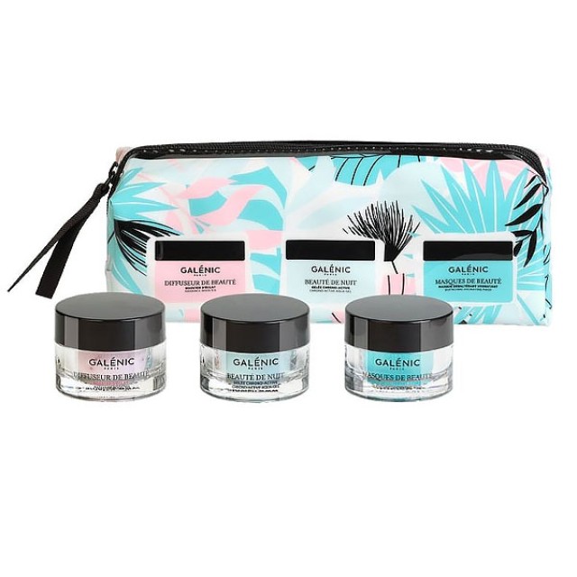 Galenic Set Diffuseur De Baute Booster 15ml & Masques De Beaute Quenching Hydrating Mask 15ml & Beaute De Nuit 15ml