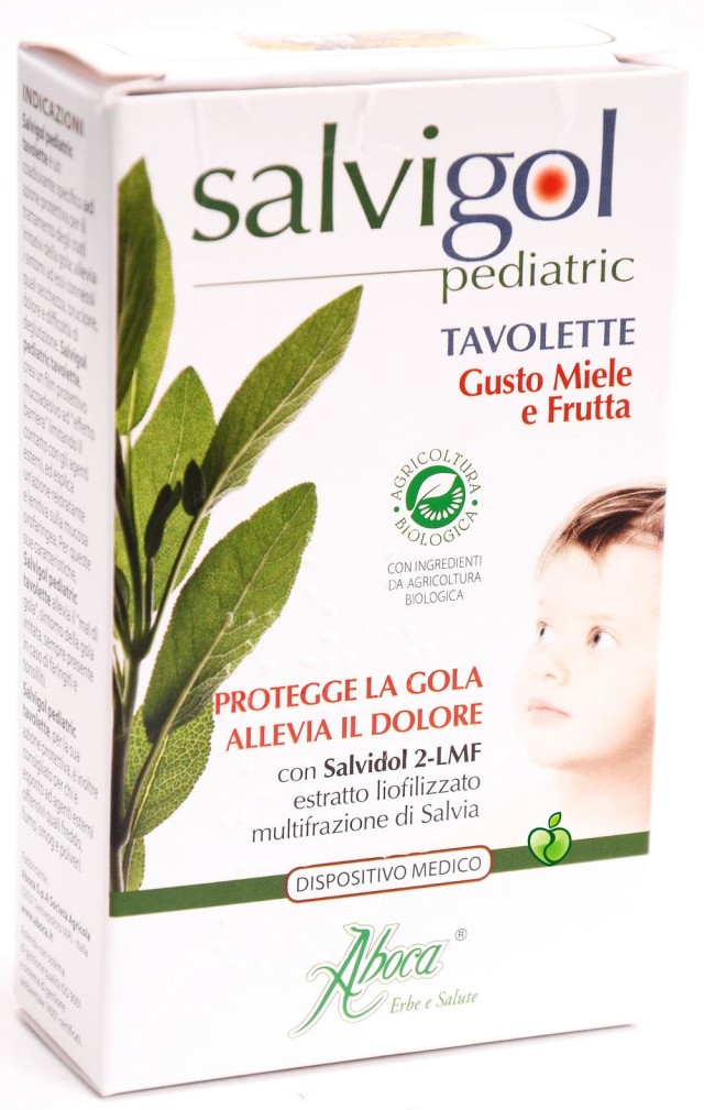 Aboca Salvigol Bio Pediatric Tavol 30 Καραμέλες