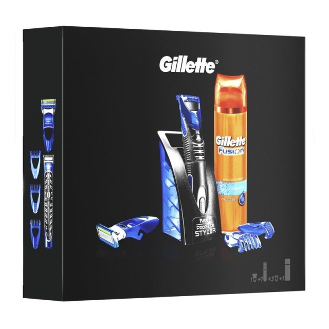 Gillete Set Fusion ProGlide Styler 3 in 1 + Δώρο Gillete Fusion Proglide Gel Hydrating 200ml