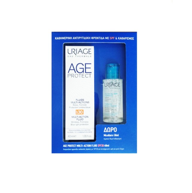 Uriage Set Age Protect Multi-Action Fluid SPF30 40ml + Δώρο Eau Micellaire Thermale Water 50ml