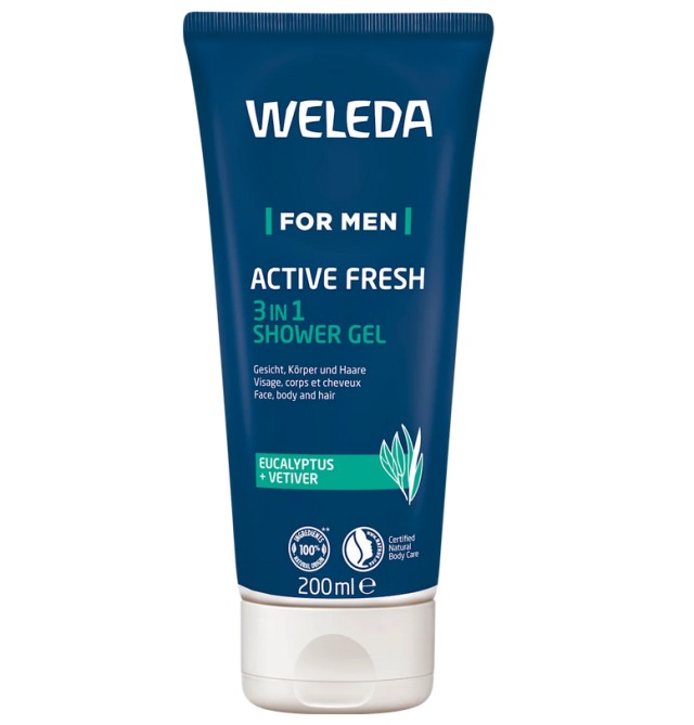 Weleda For Men Αφρόλουτρο για τον Άνδρα 200ml