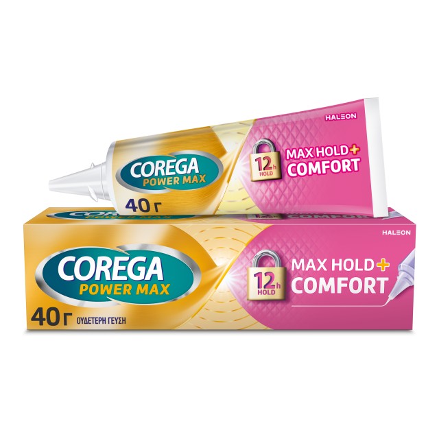 Corega Max Hold & Comfort Στερεωτική Κρέμα Οδοντοστοιχιών 40gr