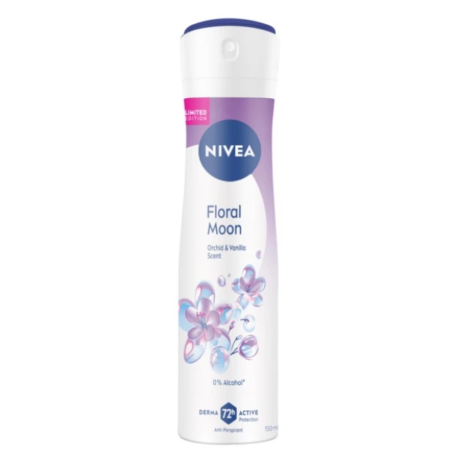 Nivea Floral Moon Orchid & Vanilla Scent Spray Γυναικείο Αποσμητικό 150ml