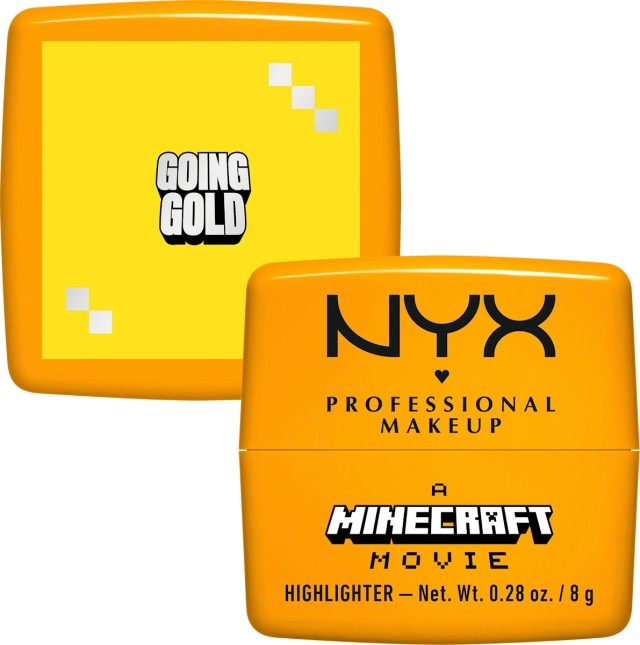 Nyx Professional Makeup A Minecraft Movie Rare Highlighter Balm 03 Going Gold 8g