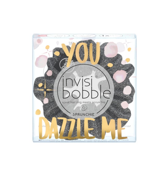 Invisibobble Sprunchie Sparkling Dark Silver 1τμχ