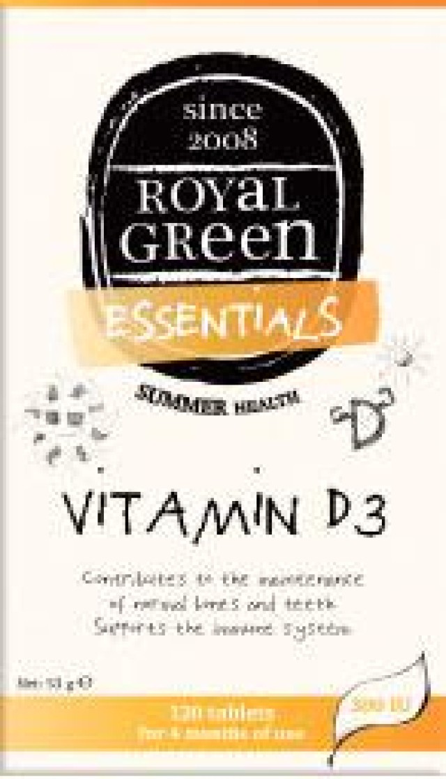 AM HEALTH ROYAL GREEN VITAMIN D3 300IU 120TABS