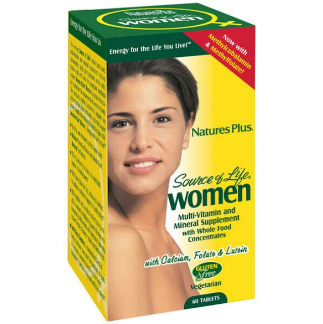 Nature's Plus Source of Life Women Multivitamin 60tabs