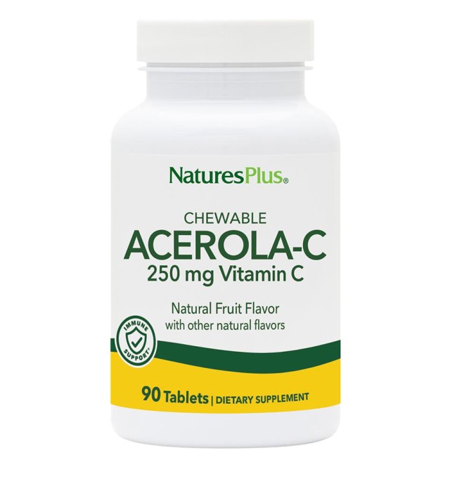 NATURE'S PLUS Acerola C Complex 250mg 90chewable tabs