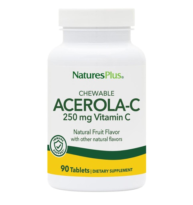 NATURE'S PLUS Acerola C Complex 250mg 90chewable tabs