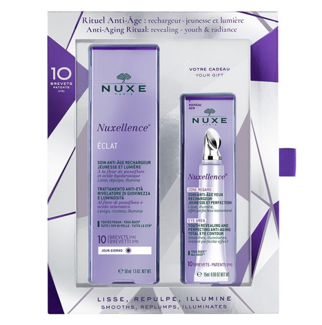 Nuxe Set Nuxellence Eclat Youth & Radiance Revealing Anti-Aging Care 50ml + Δώρο Nuxellence Youth Revealing & Perfecting Anti-Aging Total Eye Contour 15ml