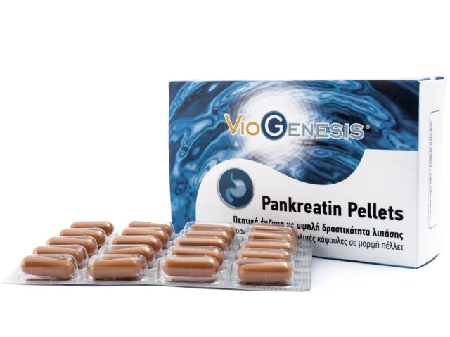 Viogenesis PANKREATIN PELLETS 60caps