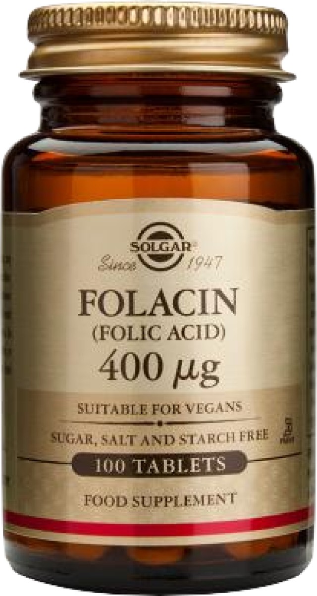 Solgar Folic Acid 400mg 100tabs