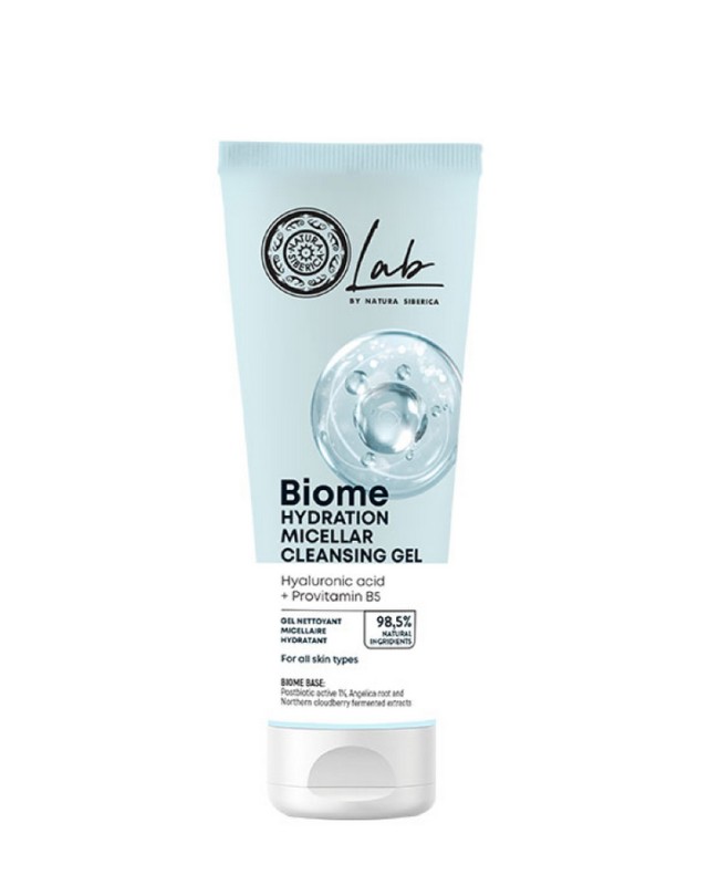 Natura Siberica Lab Biome Hydration Micellar Cleansing Gel Ενυδατικό Καθαριστικό Προσώπου 140ml