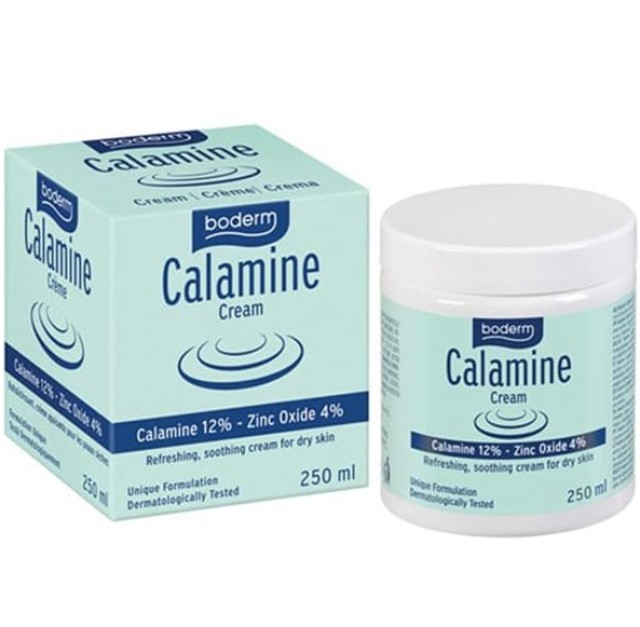 Boderm Calamine Cream Soothing Cream for Dry Skins 250ml