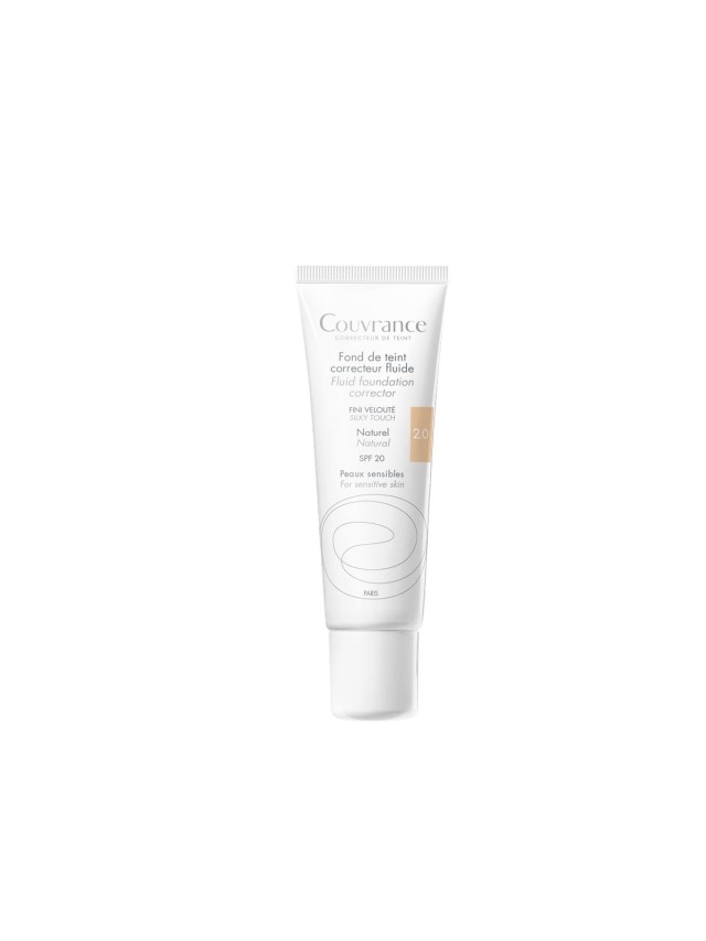 Avene Couvrance Fond De Teint Correcteur Fluide Naturel 2.0 SPF20 30ml