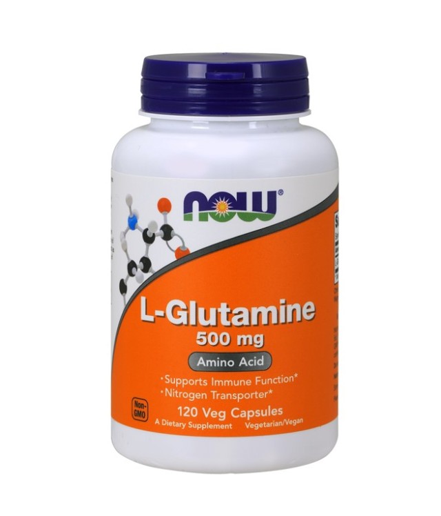 Now Foods L-Glutamine 500mg 120vcaps