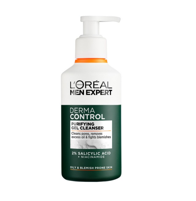 L'Oreal Men Expert Derma Control Purifying Gel Cleanser 260ml