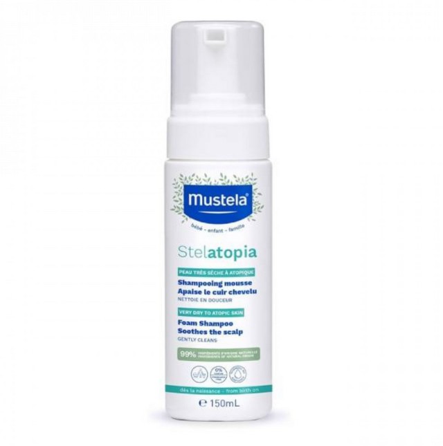 Mustela Stelatopia Σαμπουάν σε μορφή Αφρού για Βρέφη 150ml
