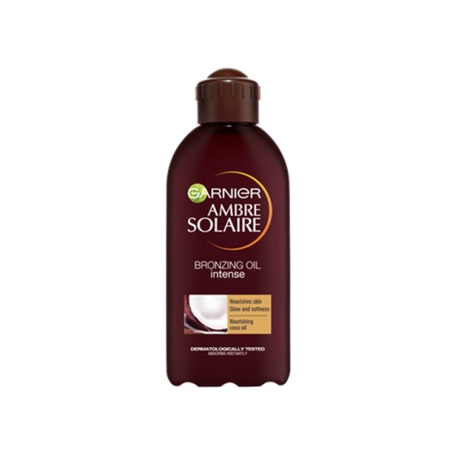 Garnier Ambre Solaire Bronzing Oil Intense Λάδι για Γρήγορο Μαύρισμα 200ml