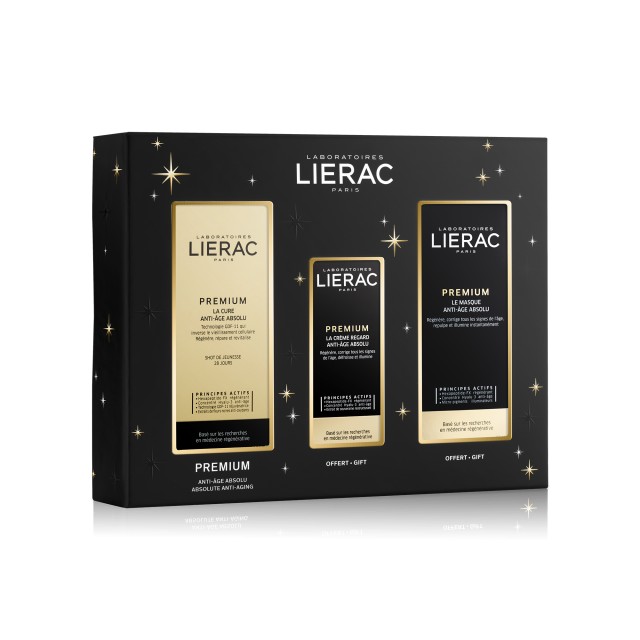Lierac Set Premium La Cure Anti-age Absolu 30ml + Gift Premium La Creme Regard Anti Age Absolu 15ml + Premium Le Masque Anti-age Absolu 75ml