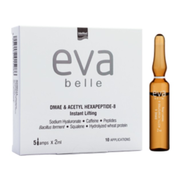 Intermed Eva Belle DMAE & Acetyl Hexapeptide-8 5 Αμπούλες των 2ml