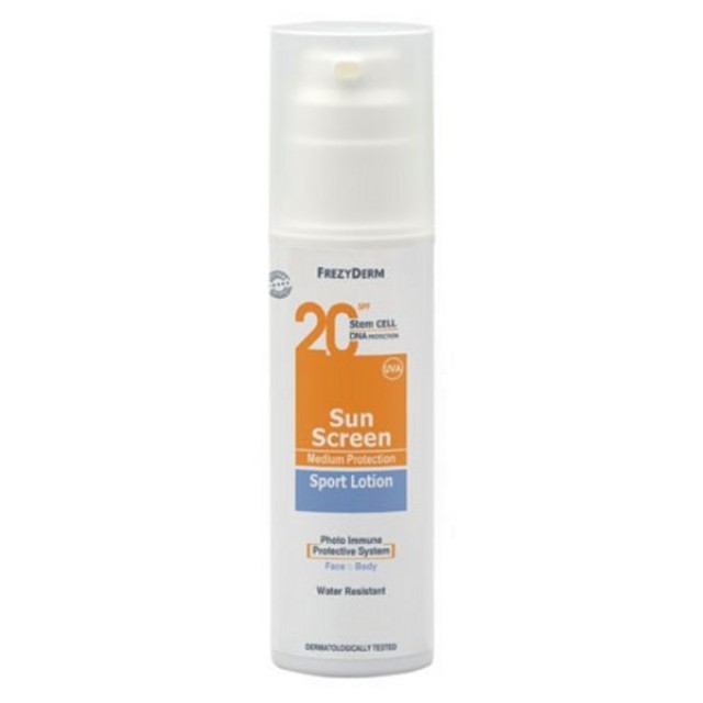 FREZYDERM SUNSCREEN SPORT LOTION SPF20 150ml