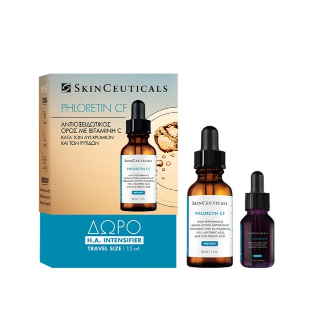 SkinCeuticals Set Phloretin CF Αντιοξειδωτικός Ορός με Βιταμίνη C κατά των Δυσχρωμιών & Ρυτίδων 30ml & Δώρο H.A. Intensifier Serum Ορός με Υαλουρονικό Οξύ 15ml