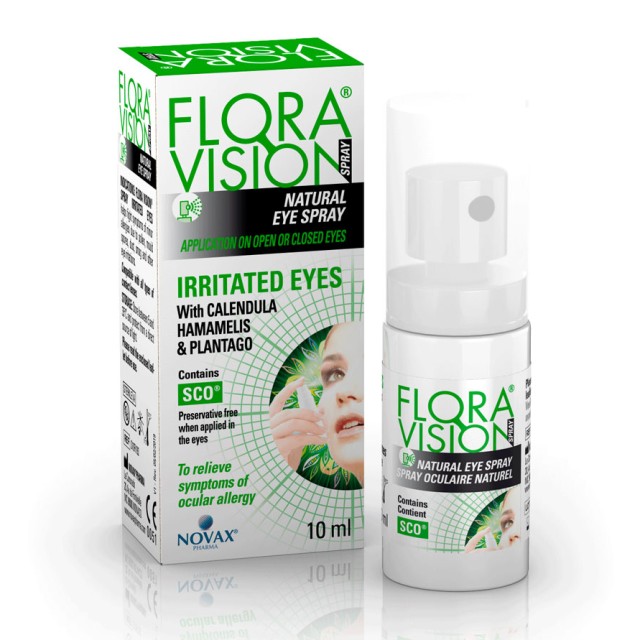 Novax Pharma Flora Vision Spray για Ερεθισμένα Μάτια 10ml