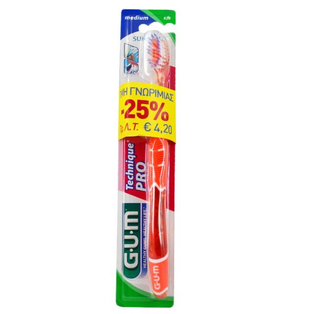 GUM 528 Technique pro medium toothbrush ειδική τιμή