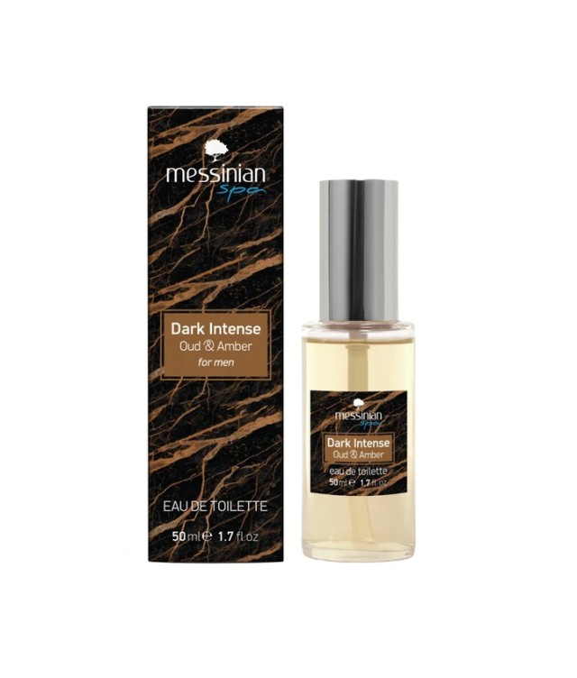 Messinian Spa Dark Intense Oud & Amber Men Eau De Toilette 50ml