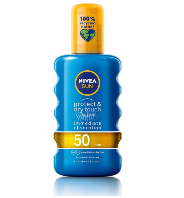 NIVEA SUN Protect & Dry Touch Water Spray SPF 50, 200ml