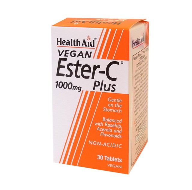 HEALTH AID ESTER C 1000MG TABLETS 30S