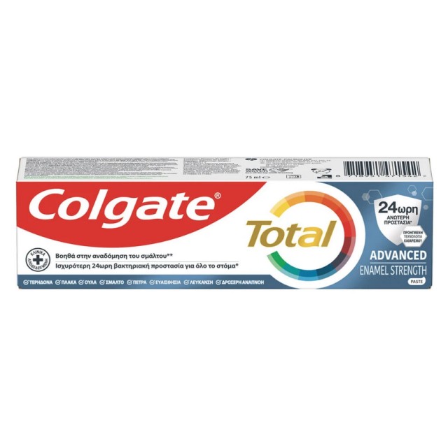 Colgate Total Advanced Enamel Strength Οδοντόκρεμα για Αναδόμηση του Σμάλτου 75ml
