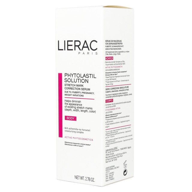 Lierac Phytolastil Solute Stretch Stretch Mark Correction Serum 75ml