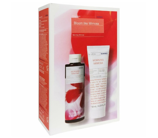 Korres Set Bloom Like Morning Mimosa Αφρόλουτρο 250ml + Morning Mimosa Body Milk 125ml