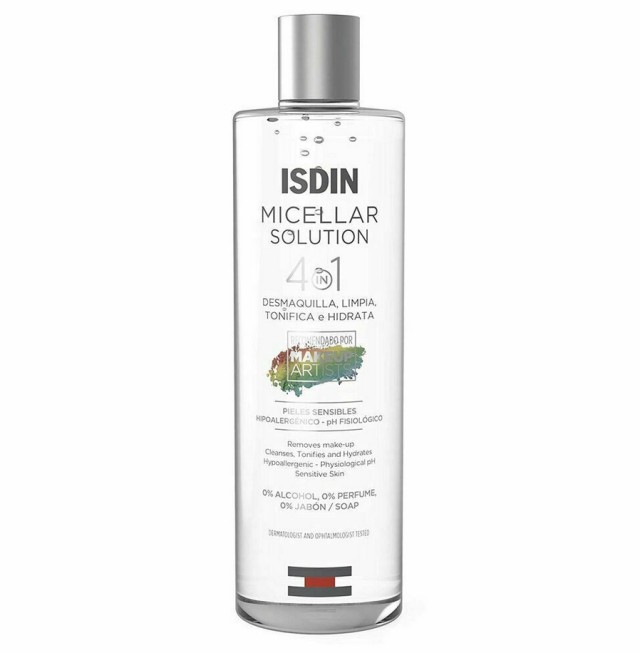 Isdin Micellar Solution Hydrating Facial Cleansing Νερό Καθαρισμού 4 σε 1 400ml