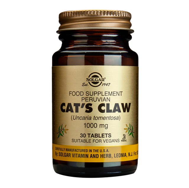 SOLGAR CAT'S CLAW 1000MG 30TAB