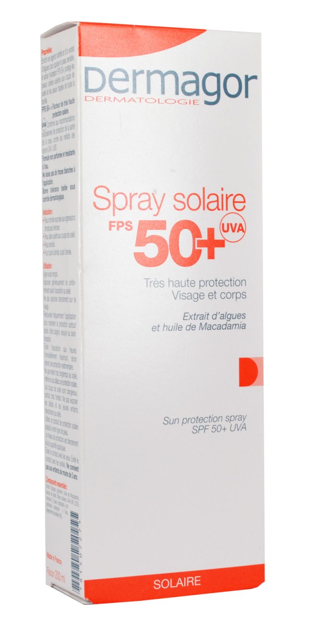Inpa DERMAGOR SPRAY SOLAIRE FPS50+ 200ML