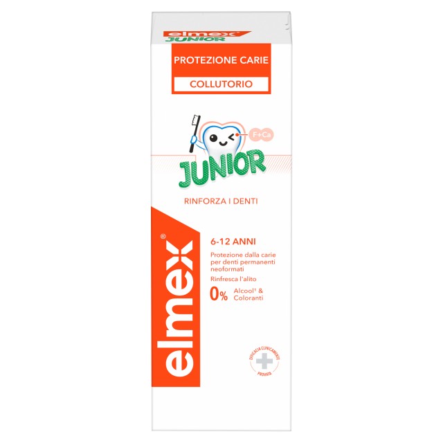 Elmex Caries Protection Junior Παιδικό Στοματικό Διάλυμα για 6-12 Ετών 400ml