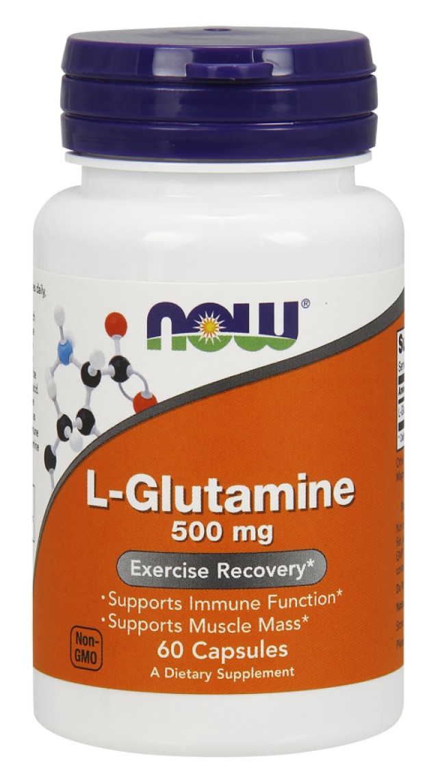 Now Foods L-Glutamine 500mg 60caps