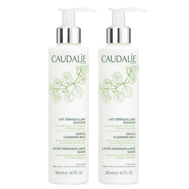 Caudalie Gentle Cleansing Milk 2 x 200ml